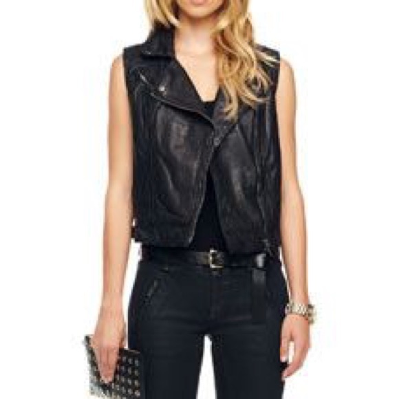 MICHAEL Michael Kors Jackets & Blazers - Michael KORS leather Moto Best Gunmetal details